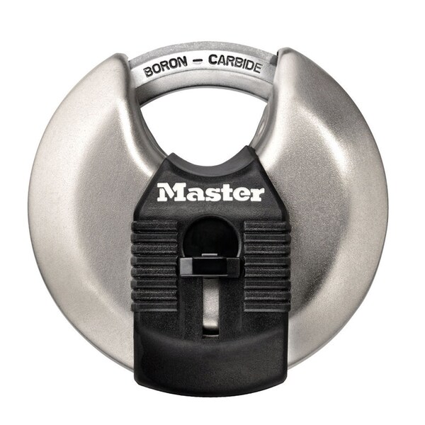 Master Lock Master Lock Magnum 1-1/2 in. H X 2-3/4 in. W Stainless Steel Ball Bearing Locking Shrouded Padlock M40KA - main